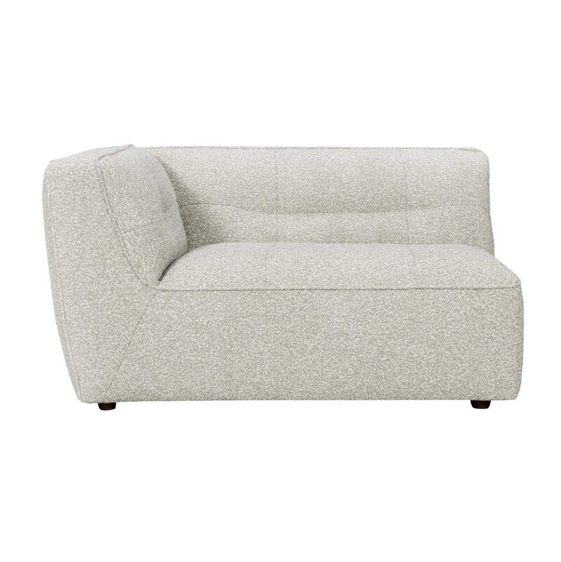 NED Collections Grace Sofa 1 Seater Left Arm - Oat Cloud image number 0